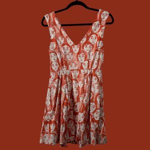 Anthropologie Leah Reena Goren Faces Dress